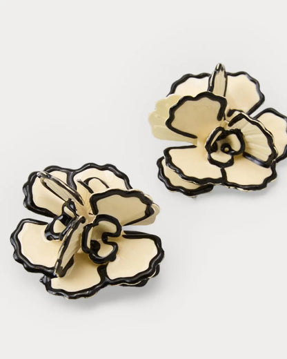 Lilly Pulitzer - Blushing Blooms Earrings - Coconut