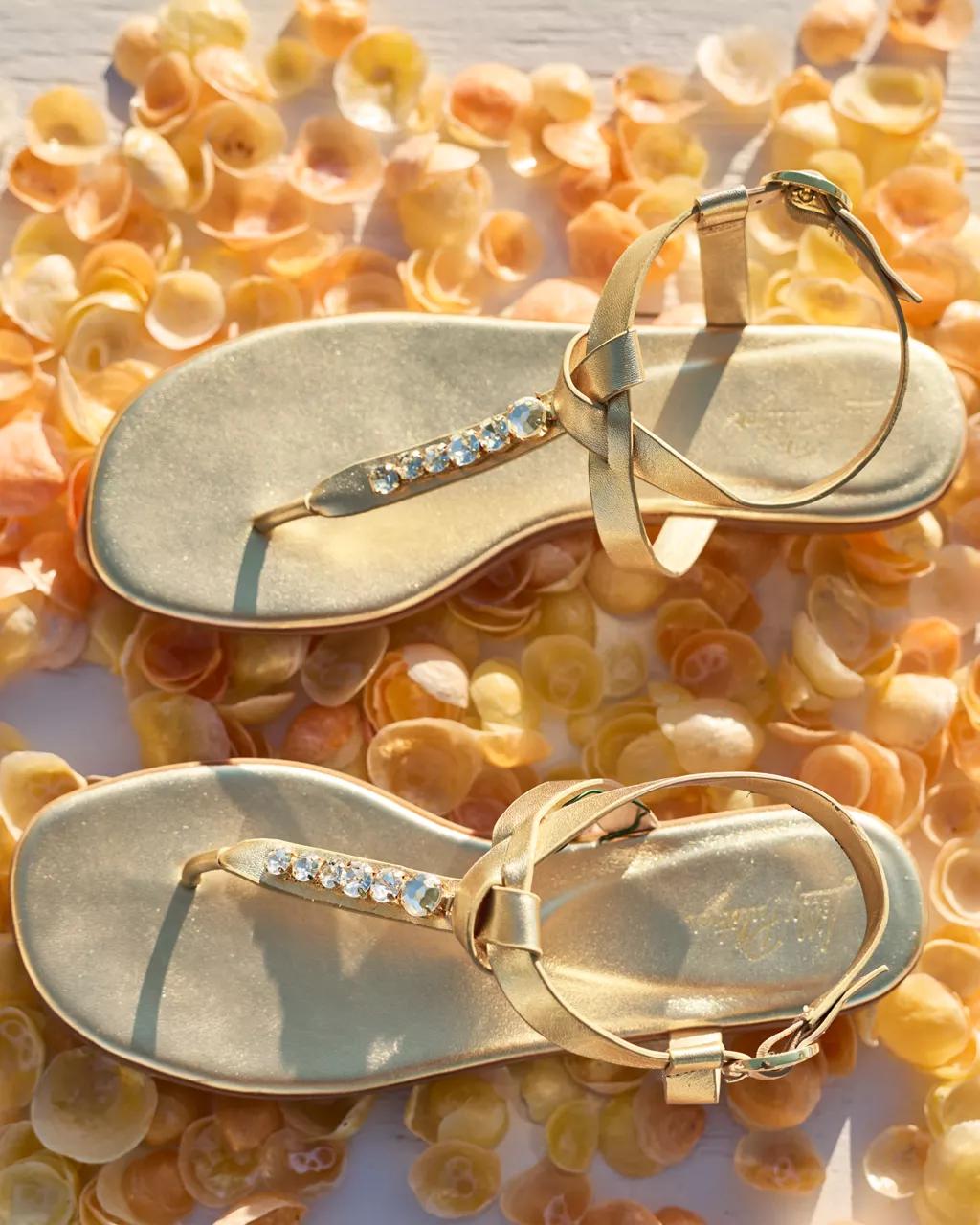 Lilly Pulitzer - Kroix Sandal - Gold Metallic