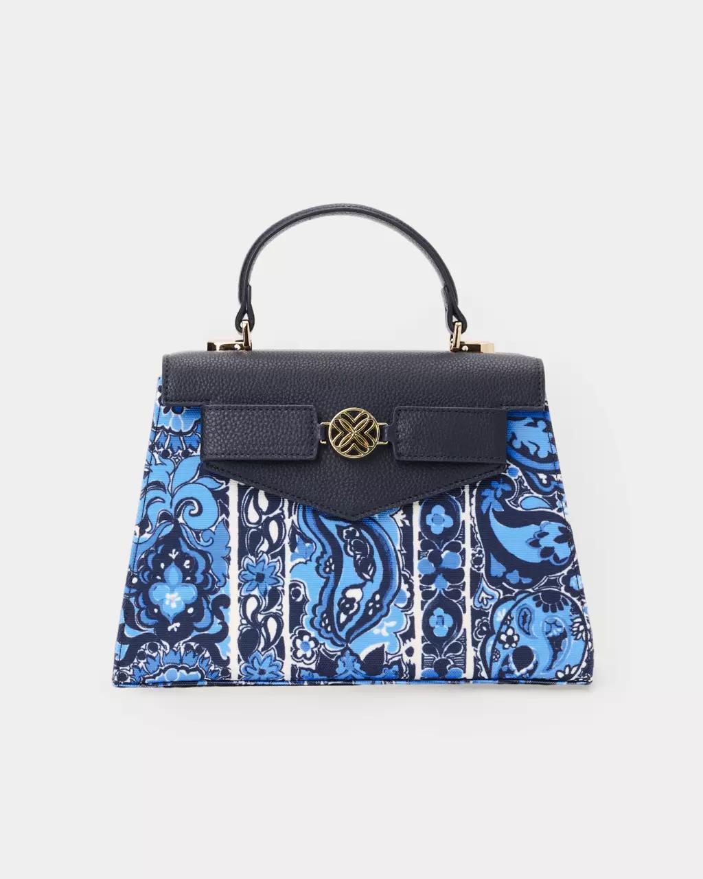 Lilly Pulitzer - Irvine Top Handle Bag - Low Tide Navy
