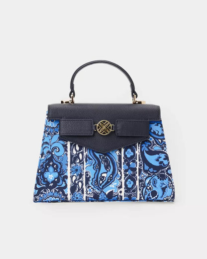 Lilly Pulitzer - Irvine Top Handle Bag - Low Tide Navy