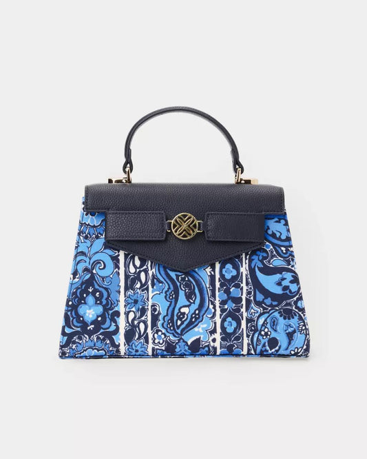 Lilly Pulitzer - Irvine Top Handle Bag - Low Tide Navy