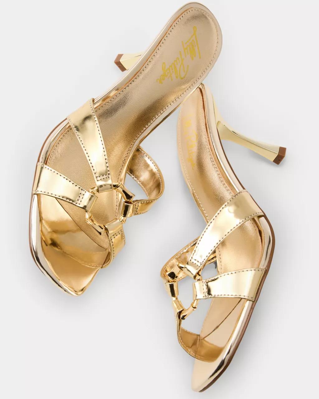 Lilly Pulitzer - Nicolette Sandal - Gold Metallic