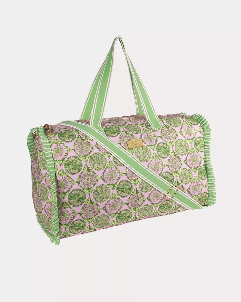 Lilly Pulitzer - Ruffle Duffle Tote - Oleander Pink