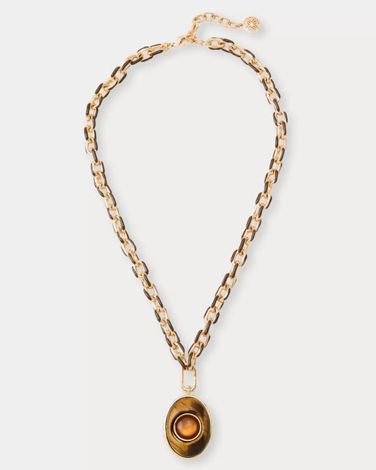 Lilly Pulitzer - Camouflage Catwalk Necklace - Coco Beach