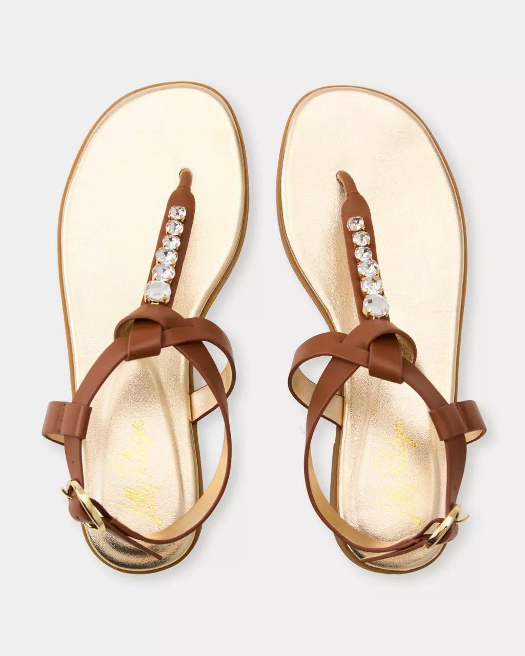 Lilly Pulitzer - Kroix Sandal - Brown