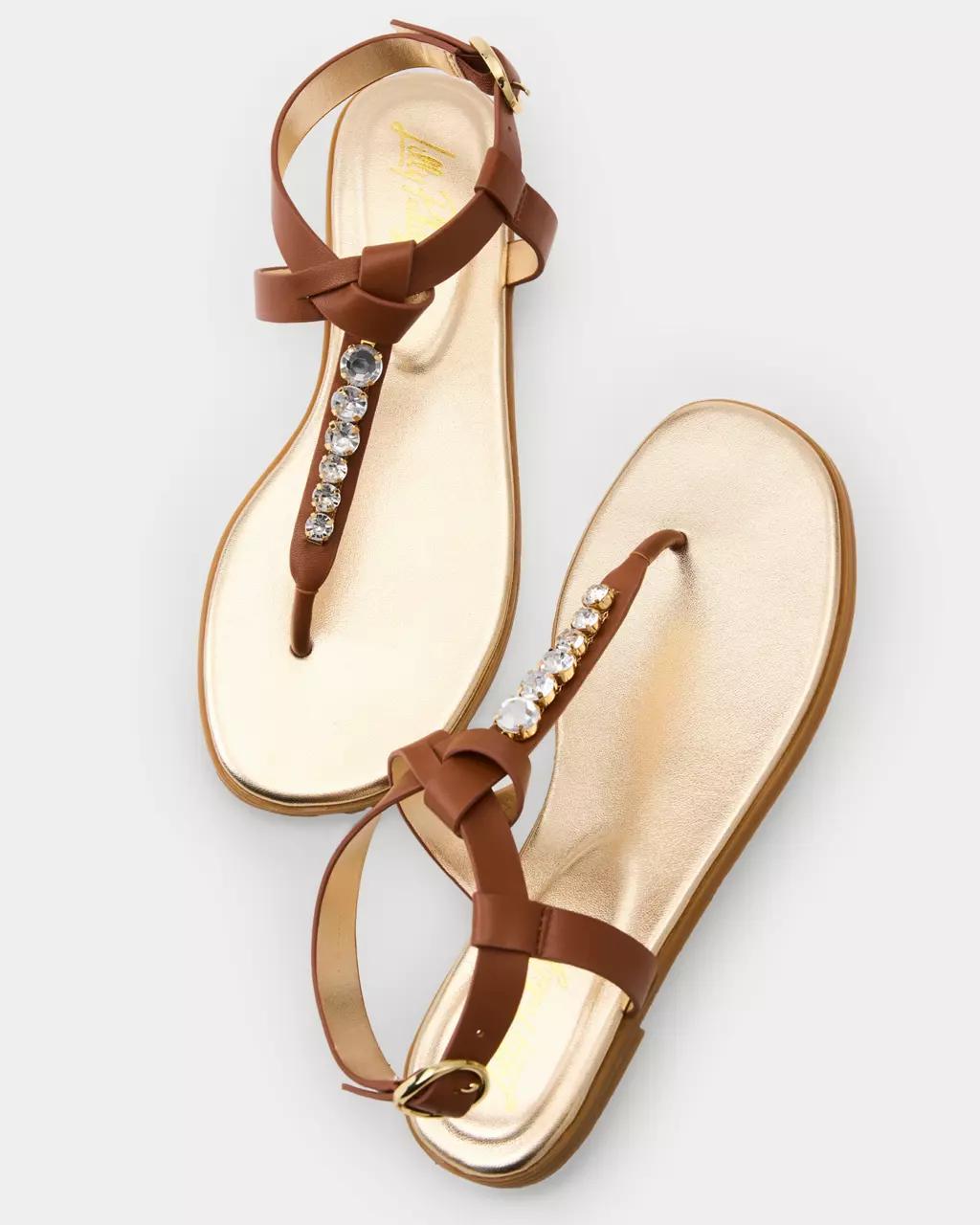 Lilly Pulitzer - Kroix Sandal - Brown