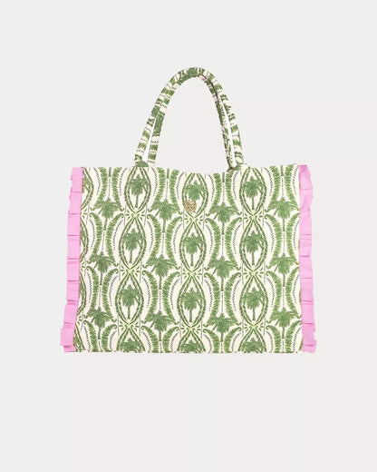 Lilly Pulitzer - Ruffle Tote - Coconut