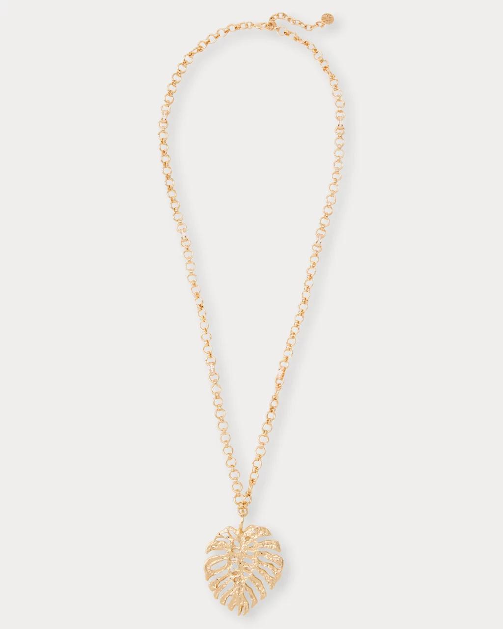Lilly Pulitzer - Hide And Leaf Necklace - Gold Metallic