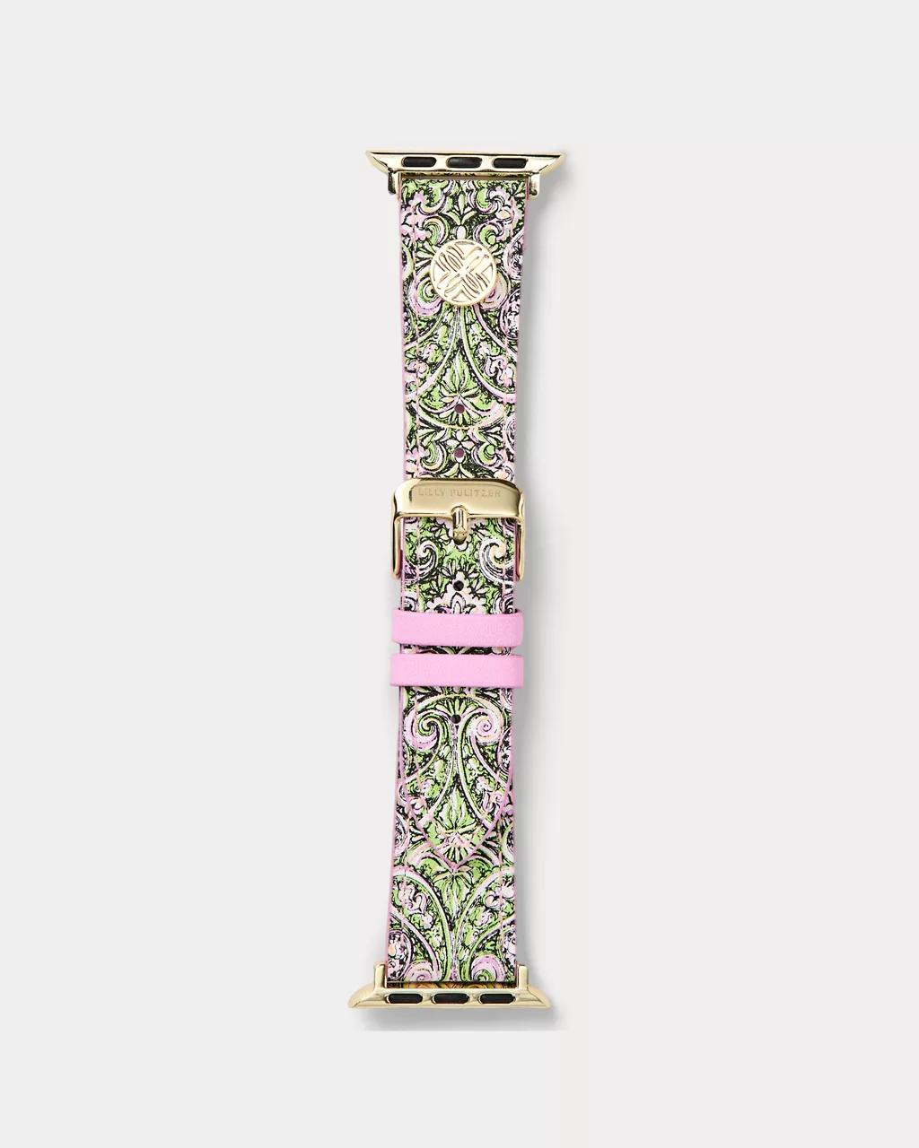 Lilly Pulitzer - Leather Apple Watch Band - Multi