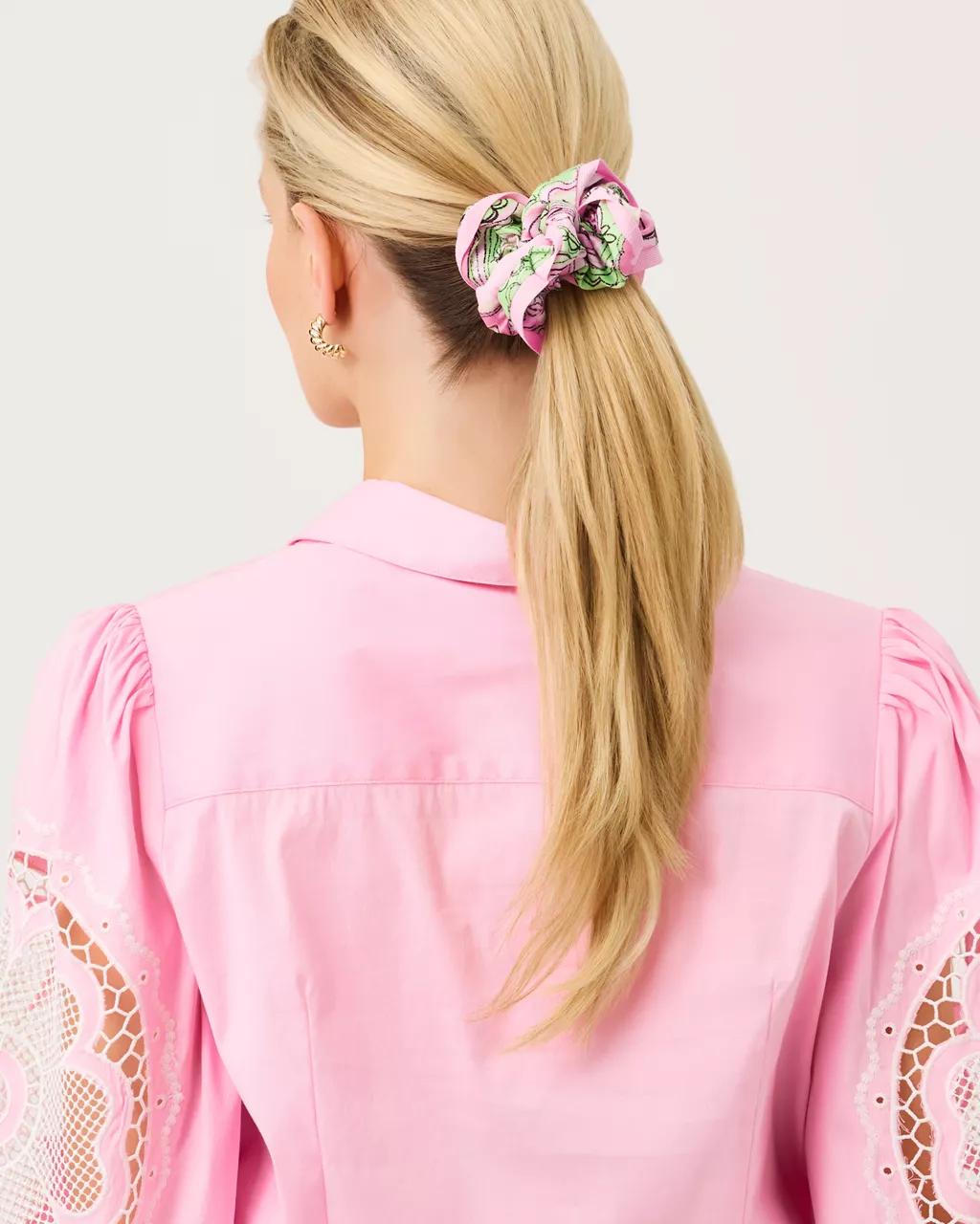 Lilly Pulitzer - Layered Ruffle Scrunchie Set - Onyx