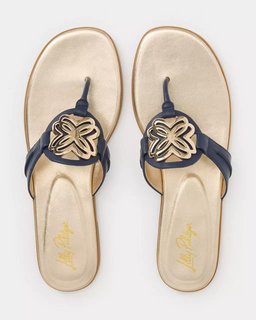 Lilly Pulitzer - The Lilly Sandal - True Navy
