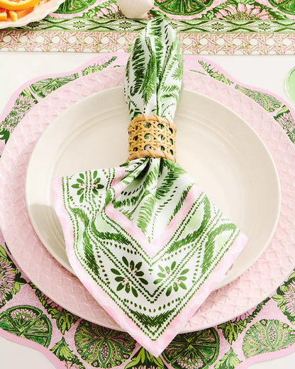 Lilly Pulitzer - Printed Dinner Napkin Set - Coconut
