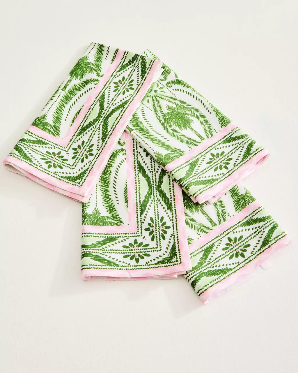 Lilly Pulitzer - Printed Dinner Napkin Set - Coconut