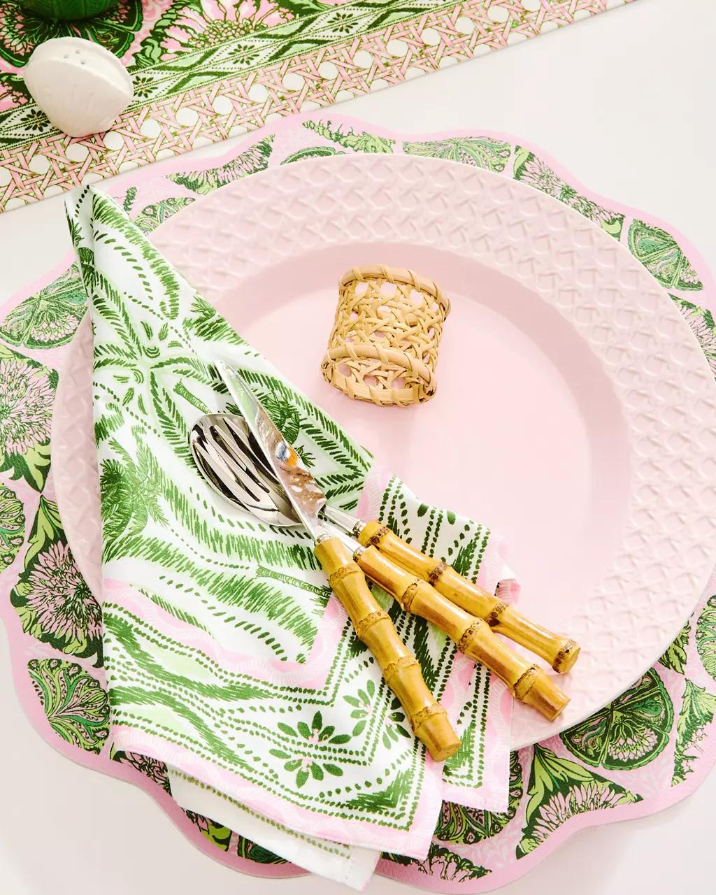 Lilly Pulitzer - Ceramic Plate Set - Festival Bloom