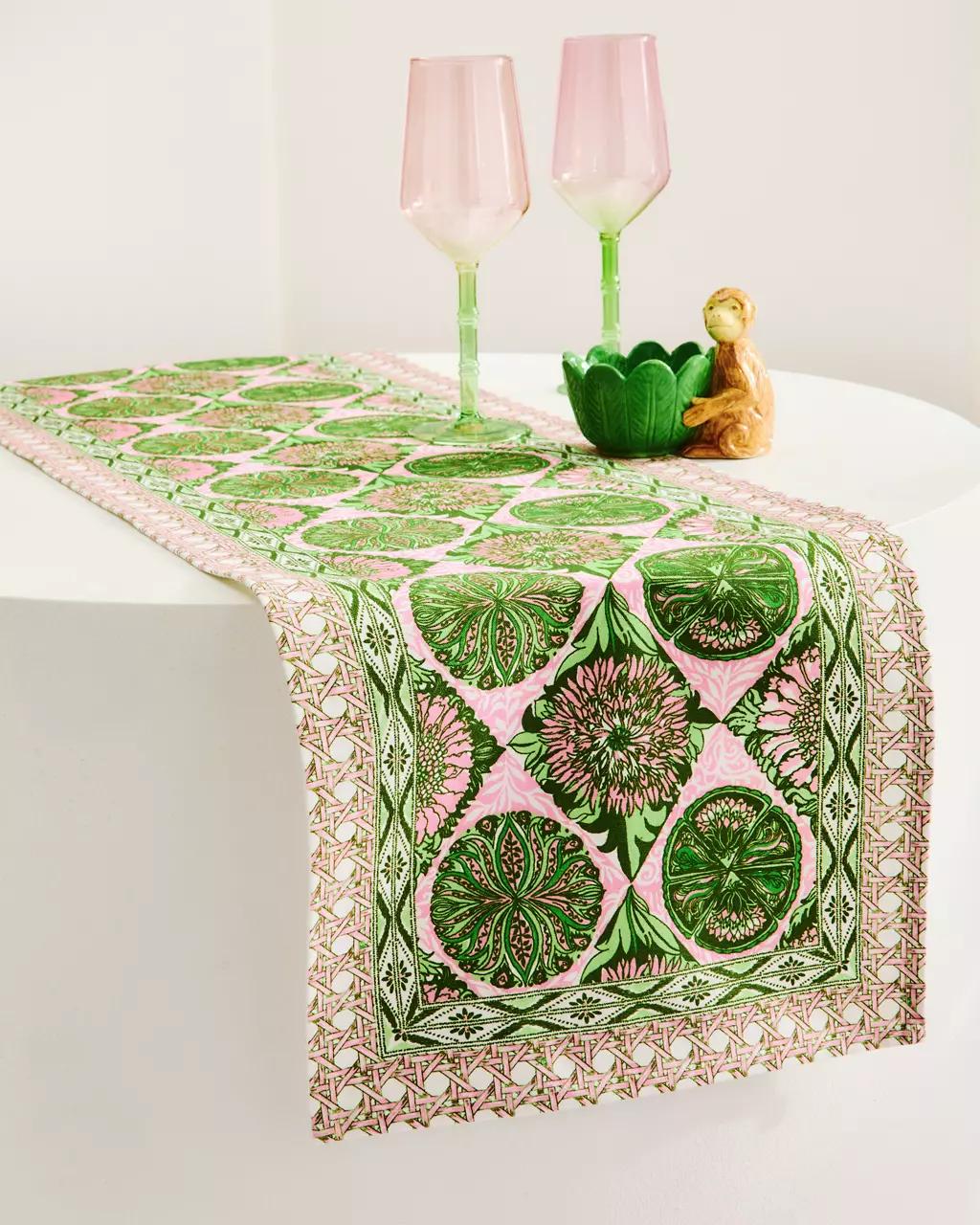 Lilly Pulitzer - Bordered Table Runner - Multi