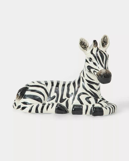 Lilly Pulitzer - Ceramic Zebra Critter - Onyx X Resort White