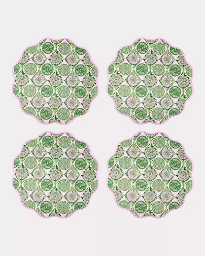 Lilly Pulitzer - Reversible Placemat Set - Oleander Pink