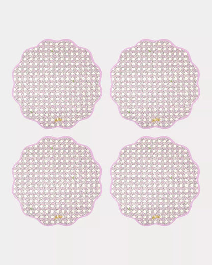 Lilly Pulitzer - Reversible Placemat Set - Oleander Pink