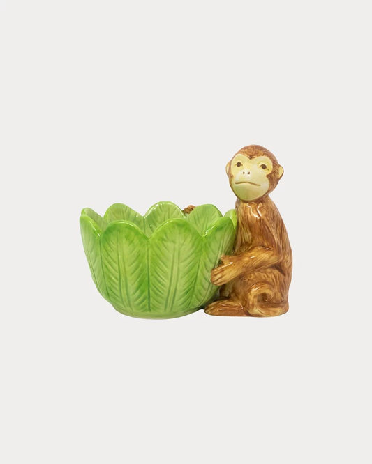 Lilly Pulitzer - Monkey Cocktail Bowl - Brown