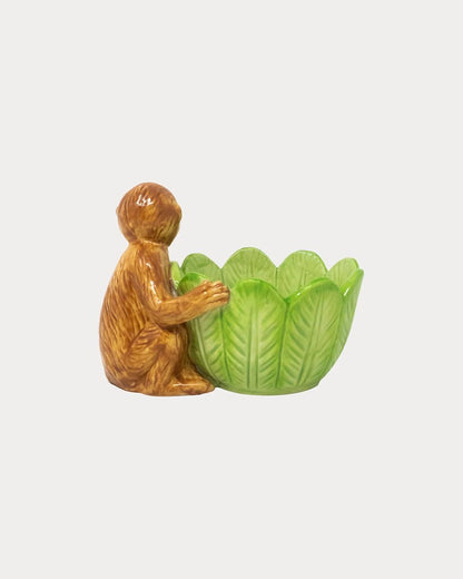 Lilly Pulitzer - Monkey Cocktail Bowl - Brown