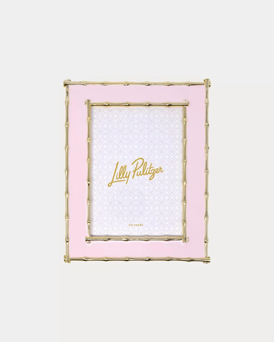 Lilly Pulitzer - Bamboo Enamel Frame - Oleander Pink