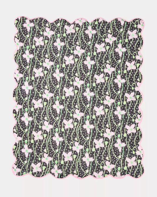 Lilly Pulitzer - Reversible Throw Blanket - Onyx