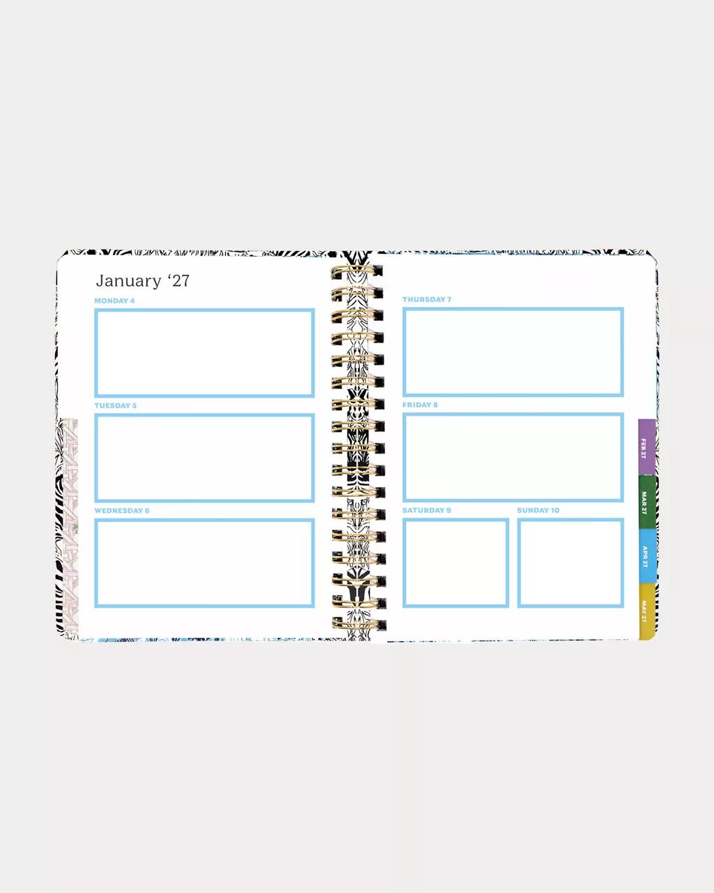 Lilly Pulitzer - 2027 Large 12 Month Agenda - Coconut