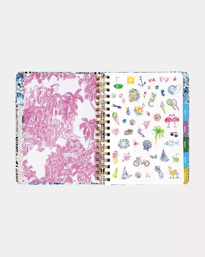 Lilly Pulitzer - 2027 Large 12 Month Agenda - Coconut