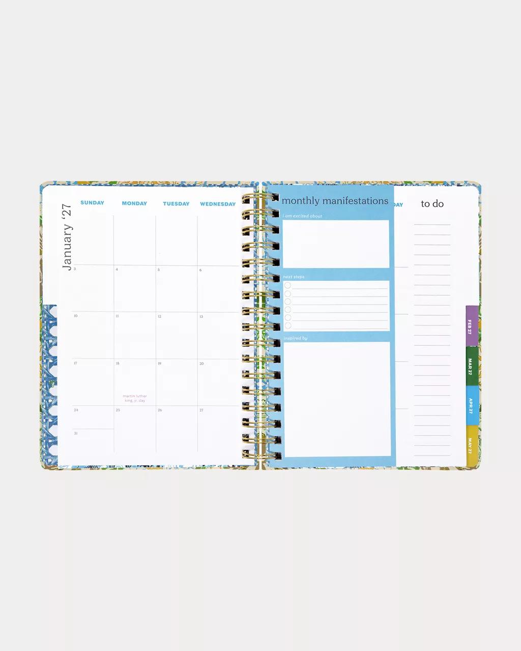 Lilly Pulitzer - 2027 Large 12 Month Agenda - Rutabaga