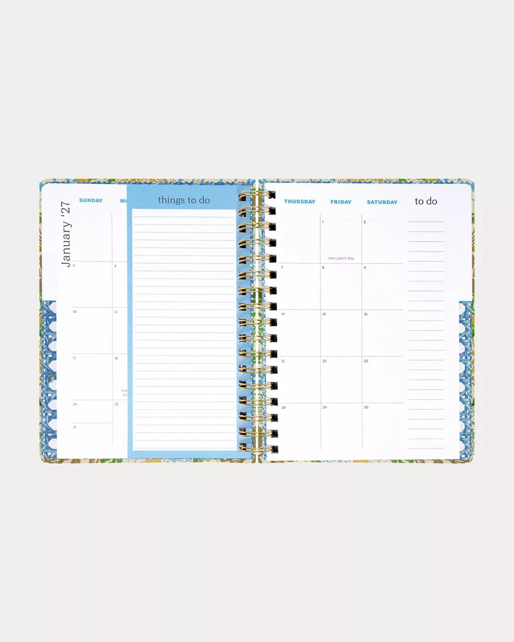Lilly Pulitzer - 2027 Large 12 Month Agenda - Rutabaga