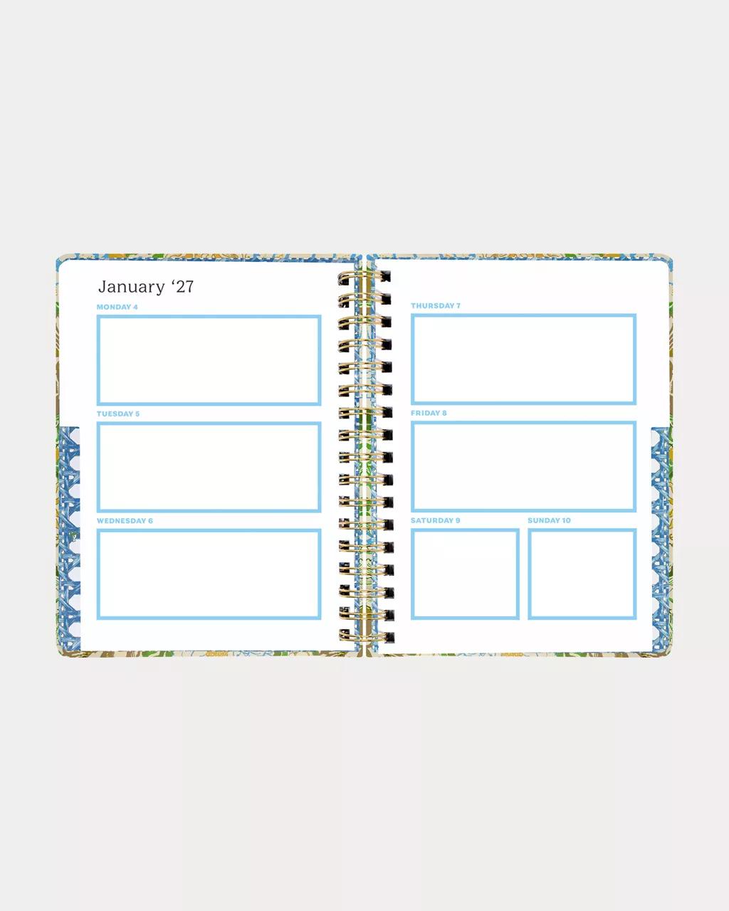 Lilly Pulitzer - 2027 Large 12 Month Agenda - Rutabaga