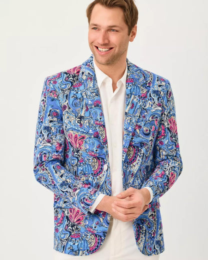 Lilly Pulitzer - Men's Stuff Flagler Blazer - Multi