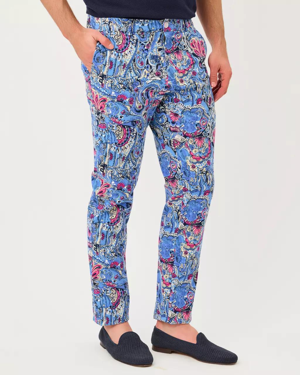 Lilly Pulitzer - Men's Stuff 34" Mizner Stretch Pant - Multi
