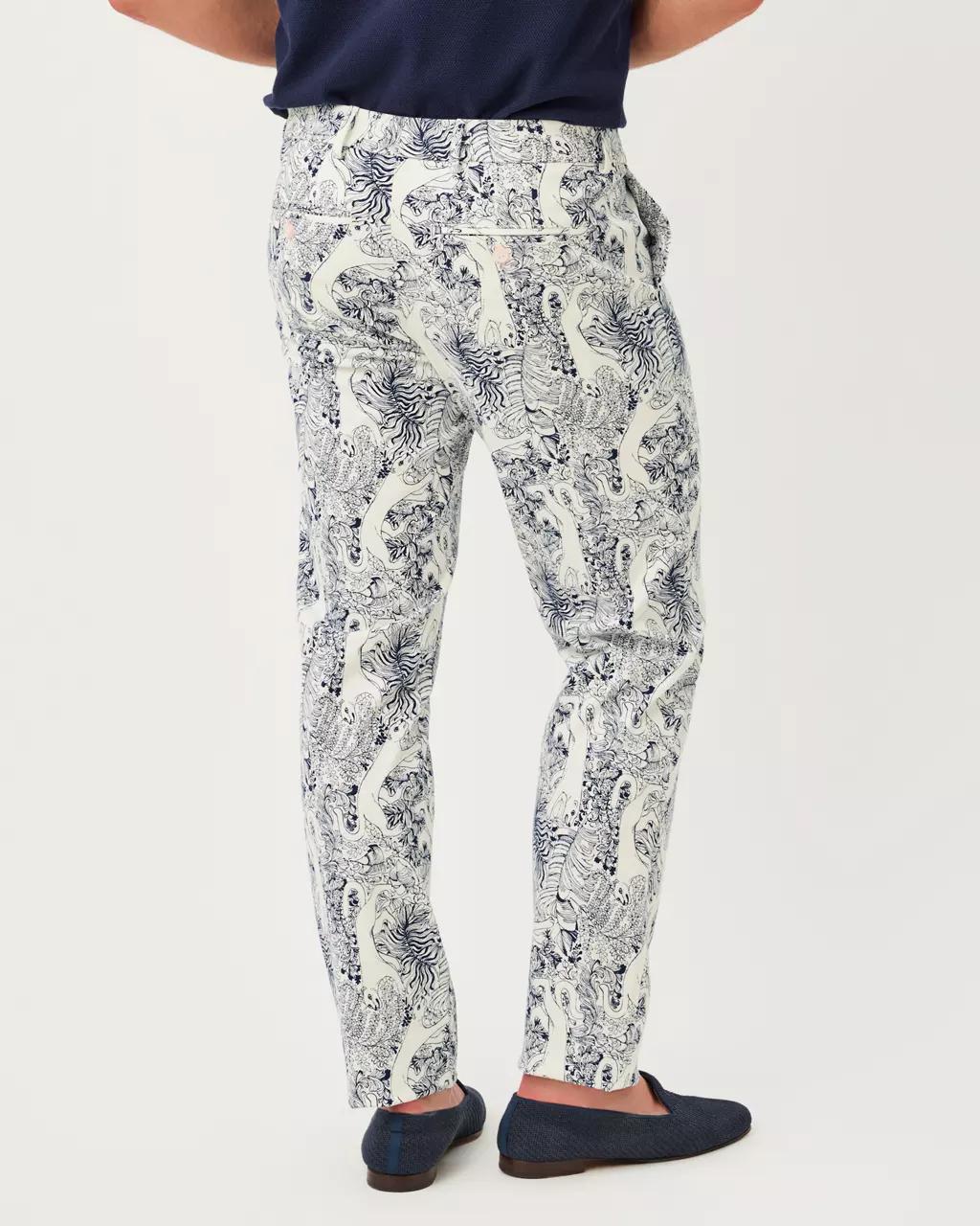 Lilly Pulitzer - Men's Stuff 34" Mizner Stretch Pant - Coconut