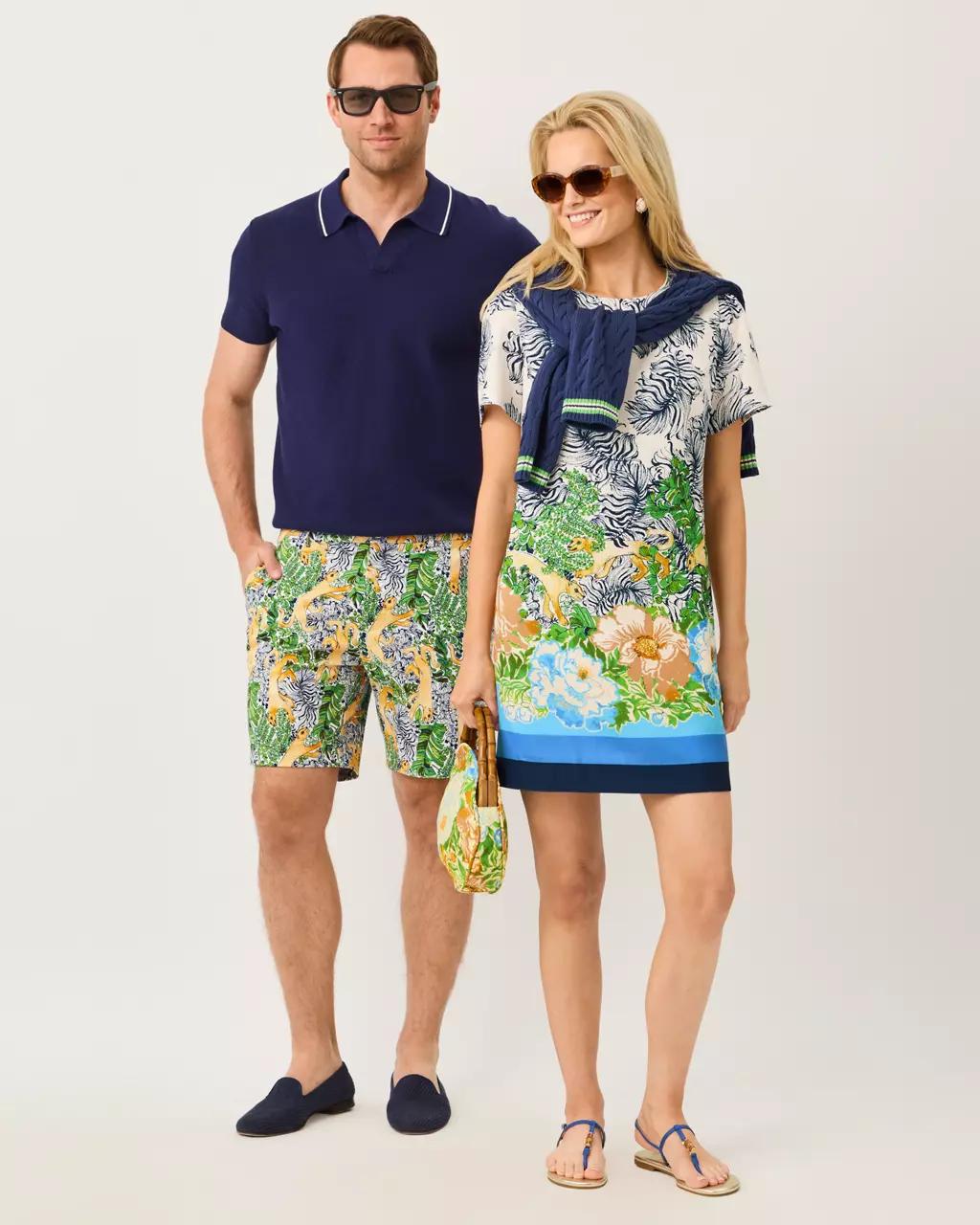 Lilly Pulitzer - Men's Stuff 8" Volk Stretch Short - Multi