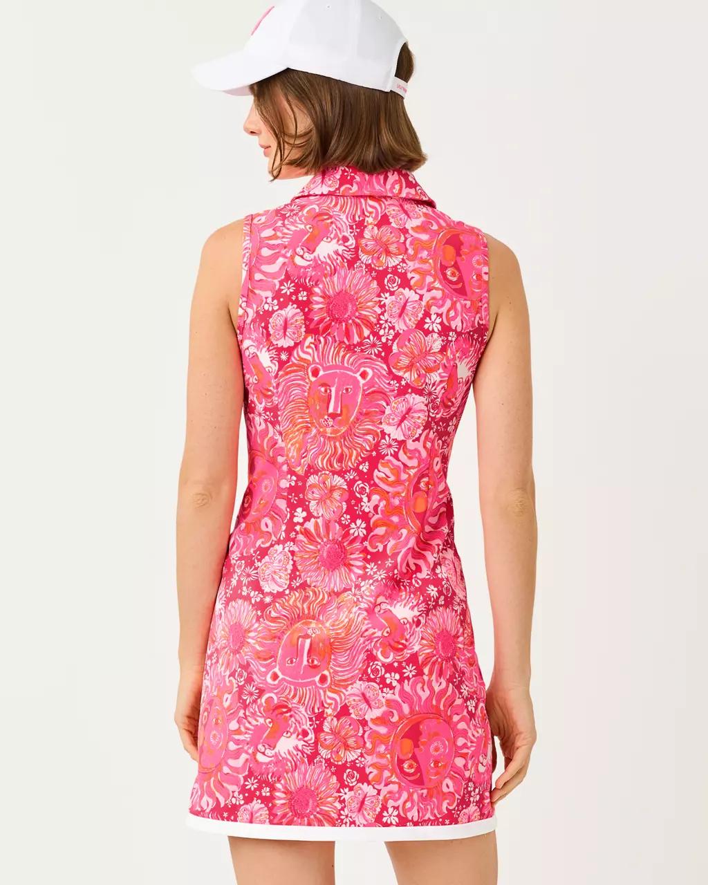 Lilly Pulitzer - UPF 50+ Luxletic Kathy Bow Dress - Paradise Punch