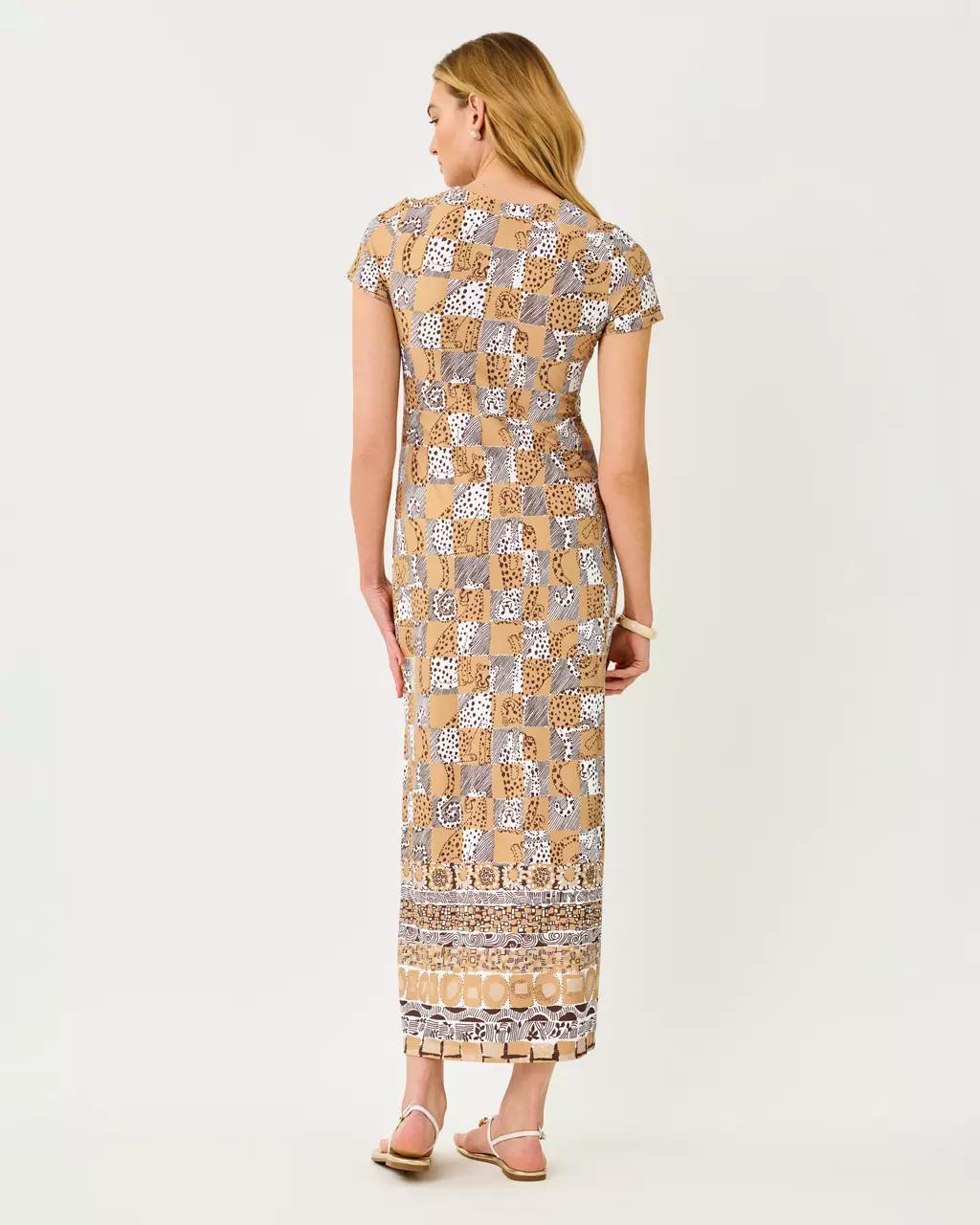 Lilly Pulitzer - UPF 50+ ChillyLilly Kaden Maxi Dress - Iced Latte
