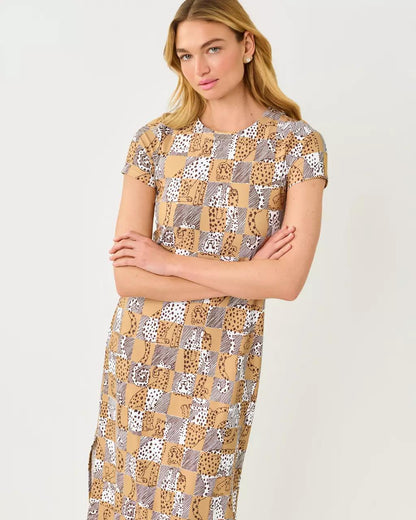 Lilly Pulitzer - UPF 50+ ChillyLilly Kaden Maxi Dress - Iced Latte