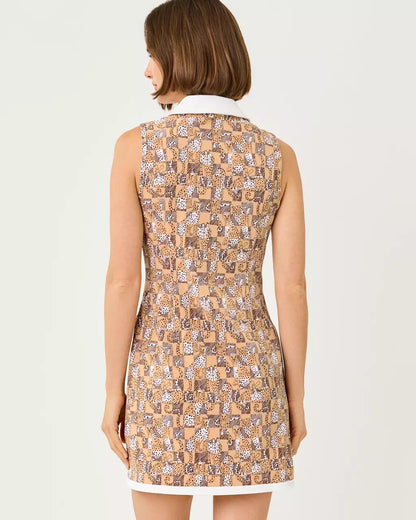 Lilly Pulitzer - UPF 50+ Luxletic Kathy Bow Dress - Iced Latte