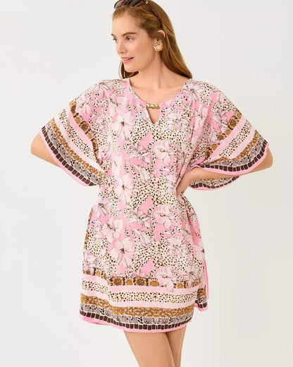 Lilly Pulitzer - Lindamarie Silk Caftan - Coco Beach