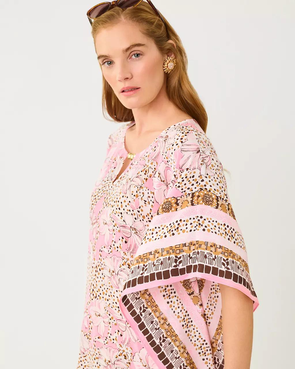 Lilly Pulitzer - Lindamarie Silk Caftan - Coco Beach