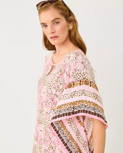 Lilly Pulitzer - Lindamarie Silk Caftan - Coco Beach