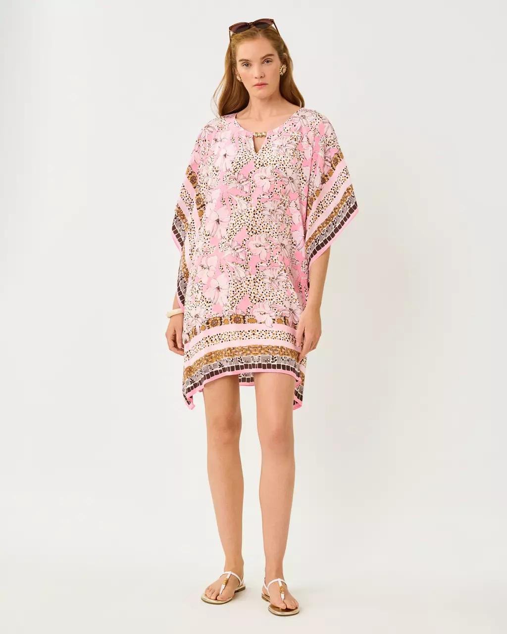 Lilly Pulitzer - Lindamarie Silk Caftan - Coco Beach