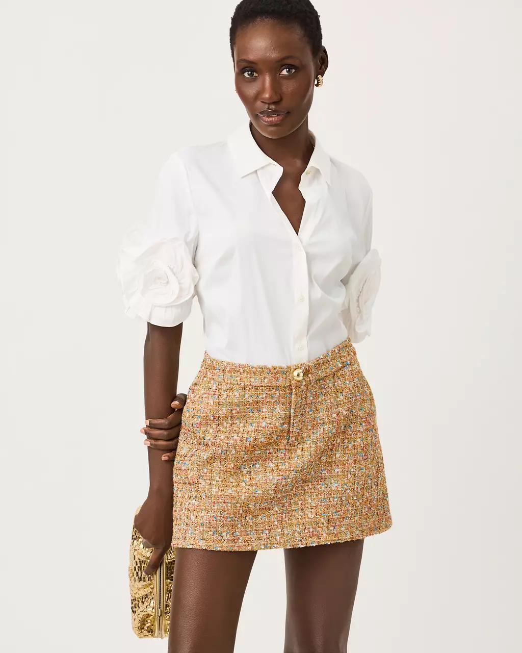 Lilly Pulitzer - The Flower Lilly Shirt - Resort White