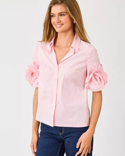 Lilly Pulitzer - The Flower Lilly Shirt - Pink Muse