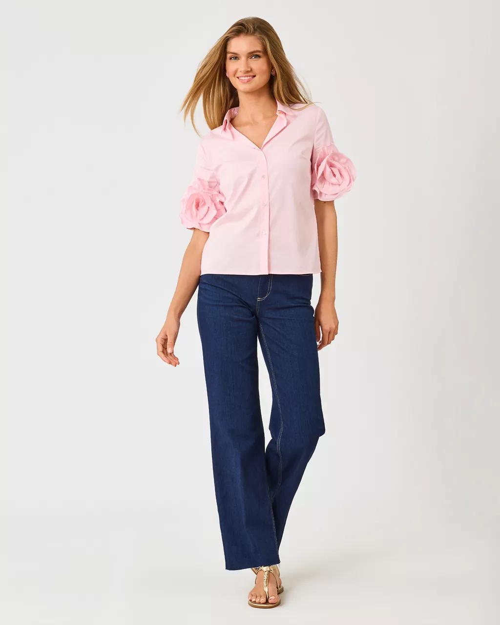 Lilly Pulitzer - The Flower Lilly Shirt - Pink Muse