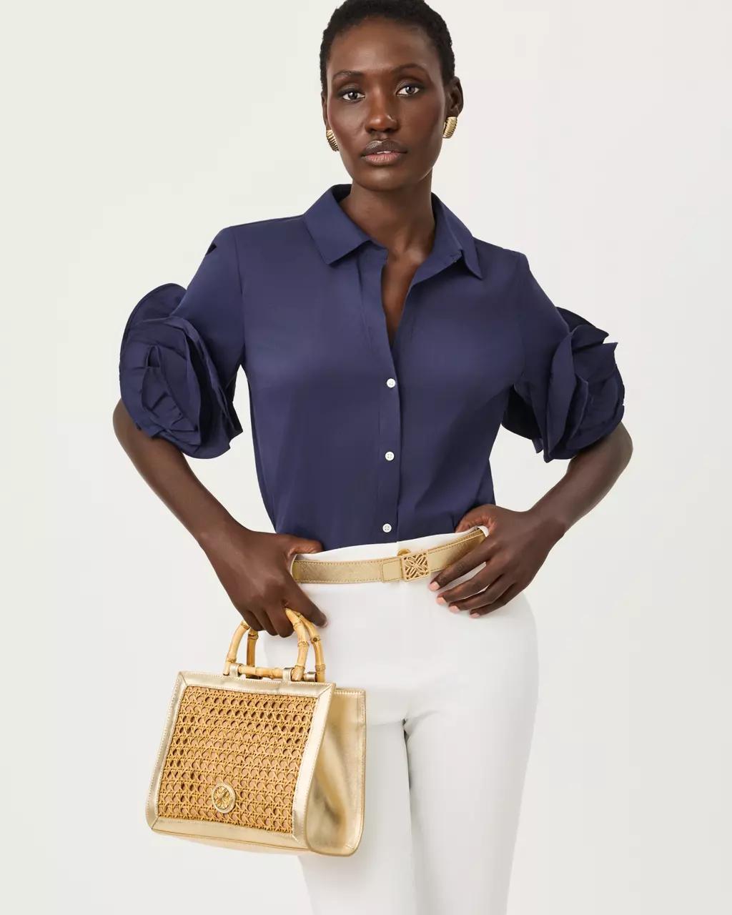 Lilly Pulitzer - The Flower Lilly Shirt - True Navy