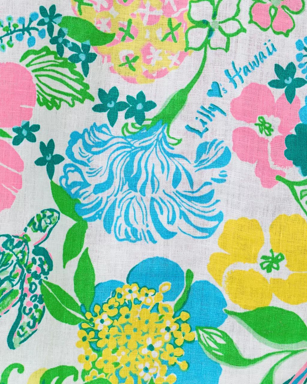 Lilly Pulitzer - Sea View Linen Button Down Shirt - Multi
