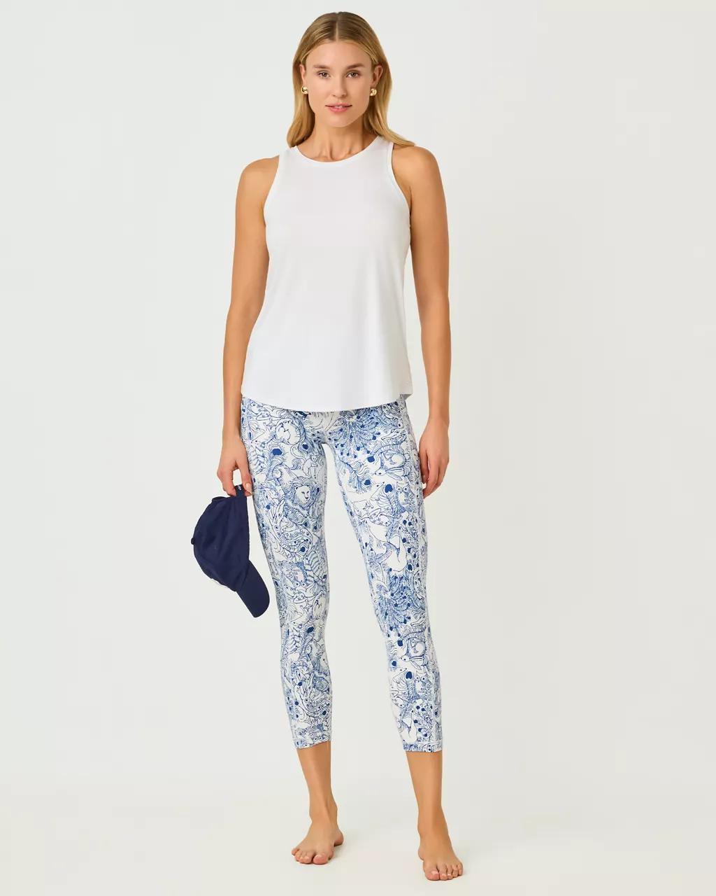 Lilly Pulitzer - UPF 50+ Luxletic Westley Tank Top - Resort White