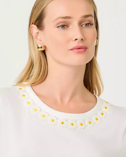 Lilly Pulitzer - Clairmont Trimmed Knit Top - Multi